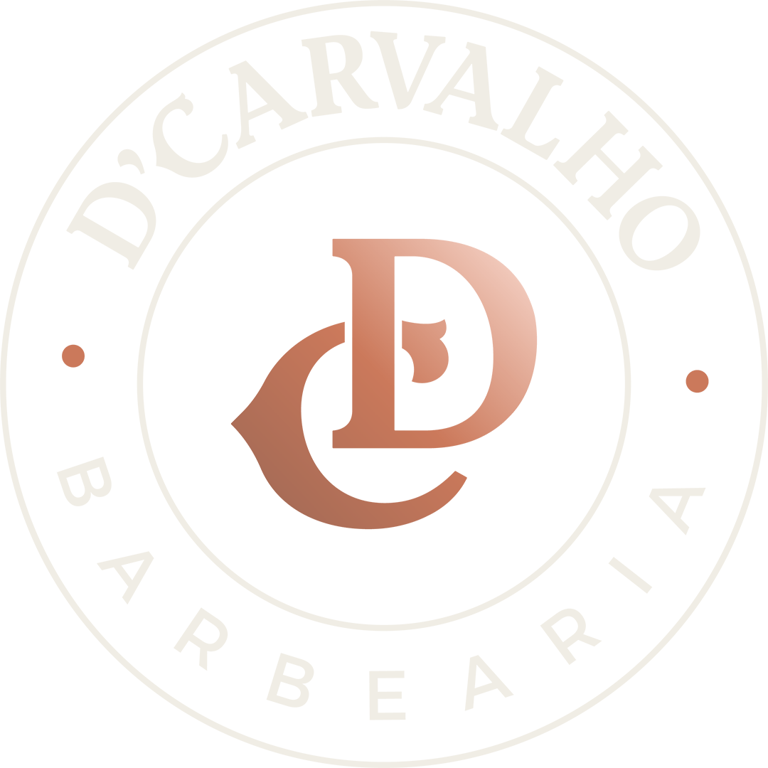 selo logo branco bronze